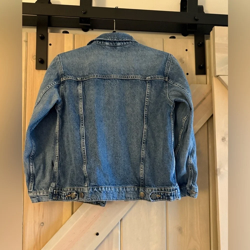 Old Navy Boys Distressed Denim Jacket XL (14/16)